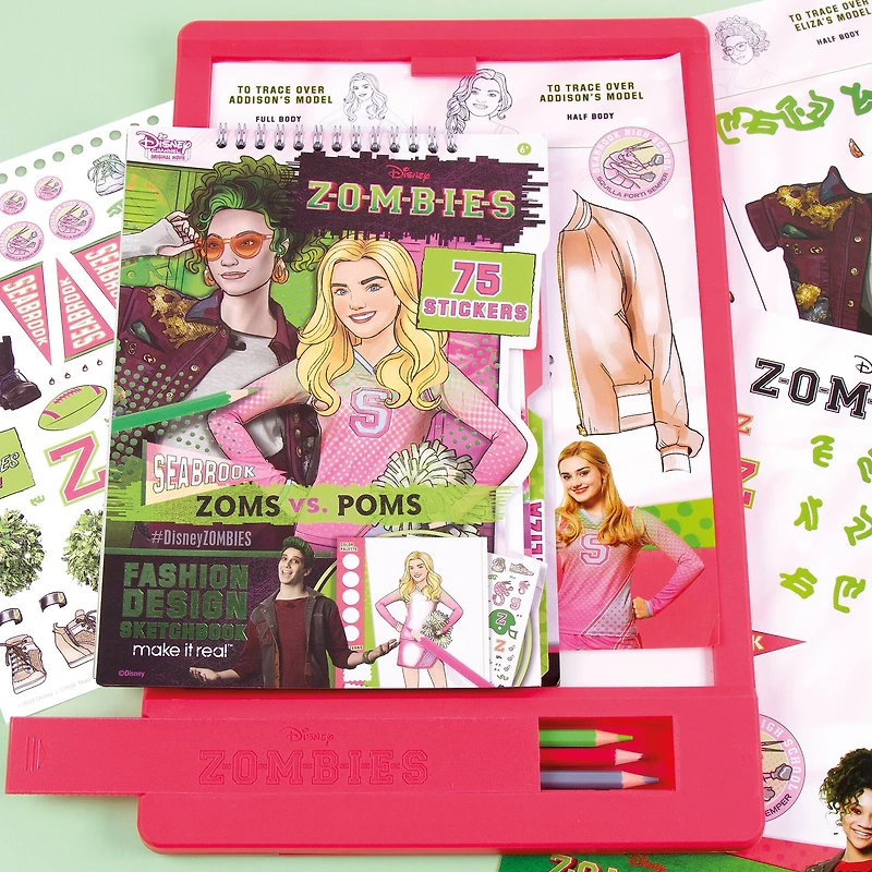 Make it Real™ Disney® Zombies Fashion Design Tracing Light Table