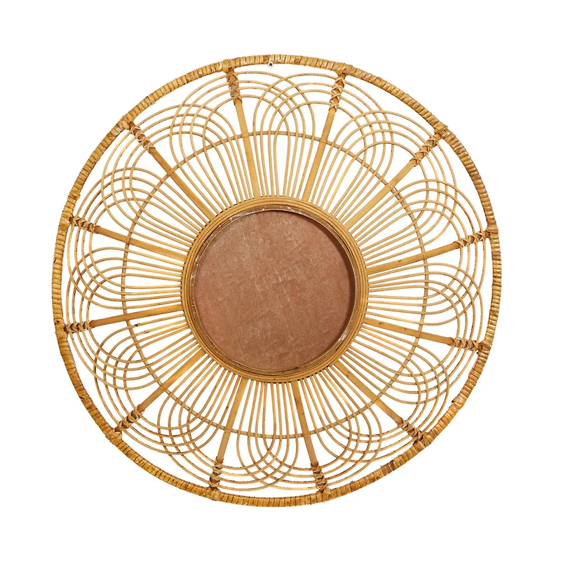 Set of 3 Brown Metal Boho Style Wall Decor 24", 20", 16"