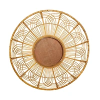 Set of 3 Brown Metal Boho Style Wall Decor 24", 20", 16"