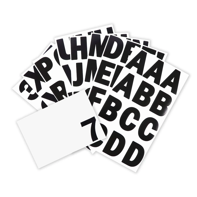 Black Alphabet Stickers by Recollections™