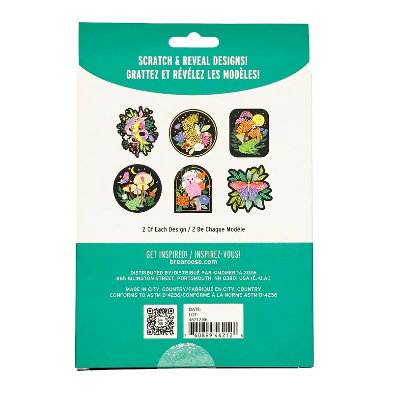 Brea Reese™ Mythical Animals Scratch Art Stickers
