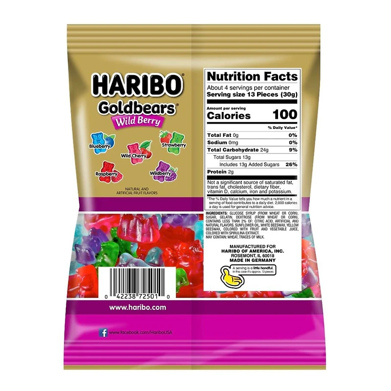 Haribo® Goldbears® Wild Berry Gummi Candy
