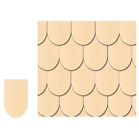 Houseworks® Unfinished Fishscale Shingles, 1,000ct.