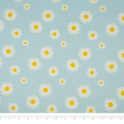 SINGER Blue Daisy Cotton Fabric