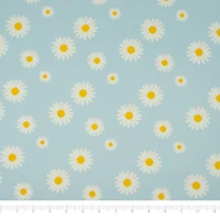 SINGER Blue Daisy Cotton Fabric