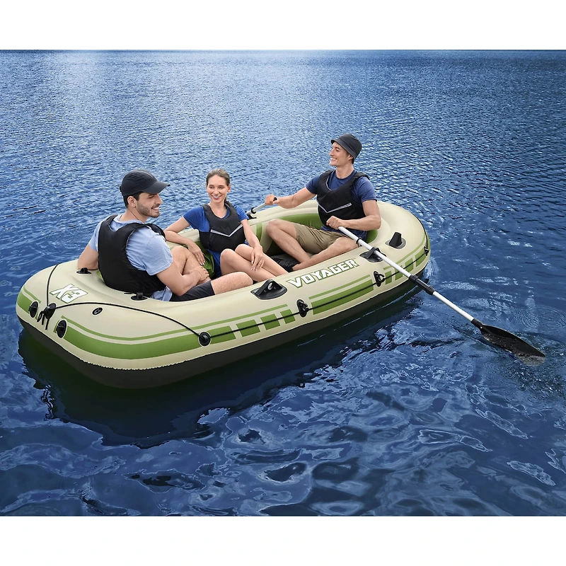 Bestway 9.5ft. Hydro-Force Voyager X3 Inflatable Raft Set