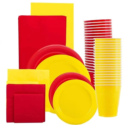 JAM Paper Party Tableware Assortment Grad Pack