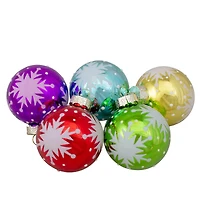 9ct. 2" Glass Ball Ornaments