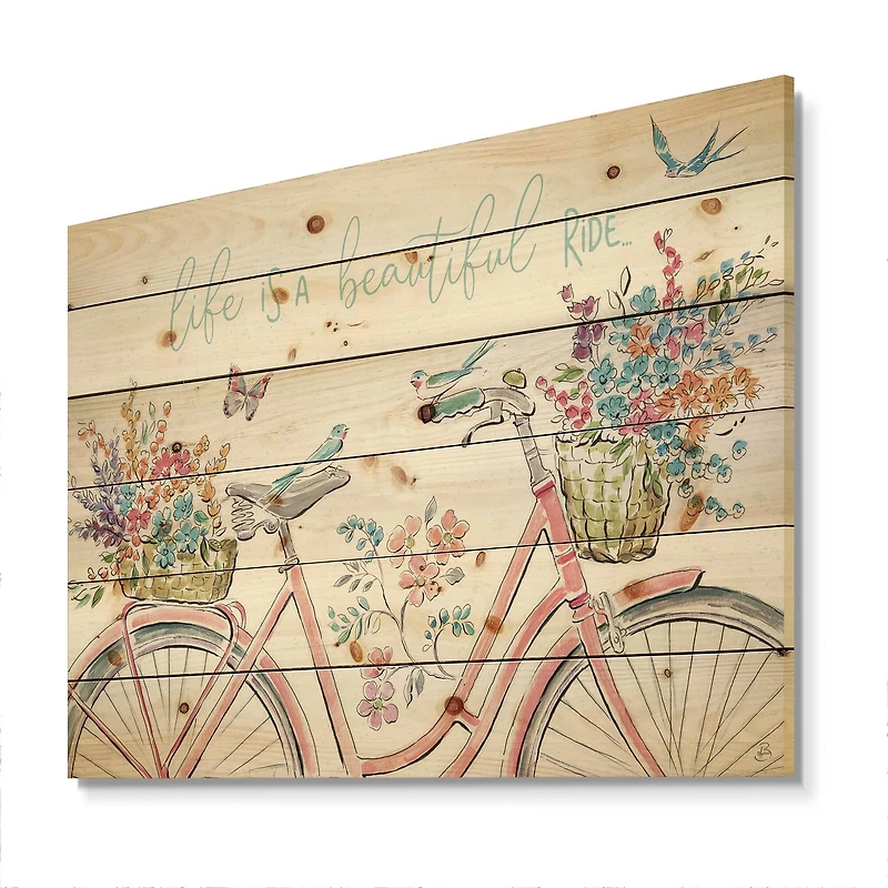 Designart - Spring Bike Bouquet