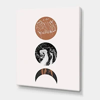 Designart - Retro Shapes Abstract Suns and Moons