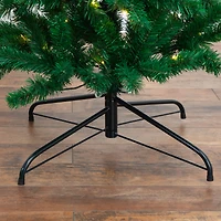 8ft. Pre-Lit Pine Artificial Christmas Tree Archway, Warm White LED Lights 