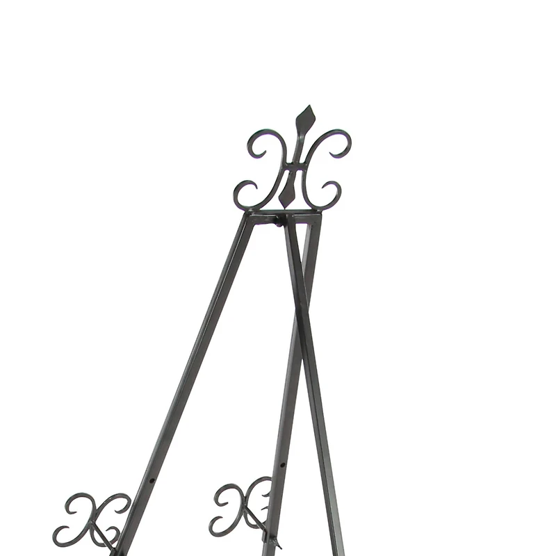 49'' Black Iron Traditional Easel