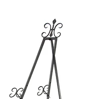 49'' Black Iron Traditional Easel