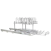 Household Essentials Glidez Cabinet Pot & Pan Lid Organizer