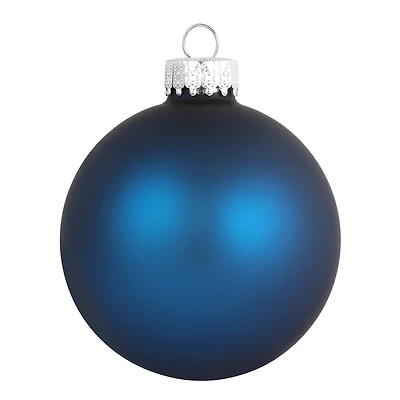 6 Pack 2.5" Satin Glass Ball Ornaments by Ashland