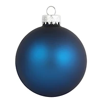 6 Pack 2.5" Satin Glass Ball Ornaments by Ashland