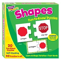 Trend Enterprises® Shapes Fun-to-Know Puzzles