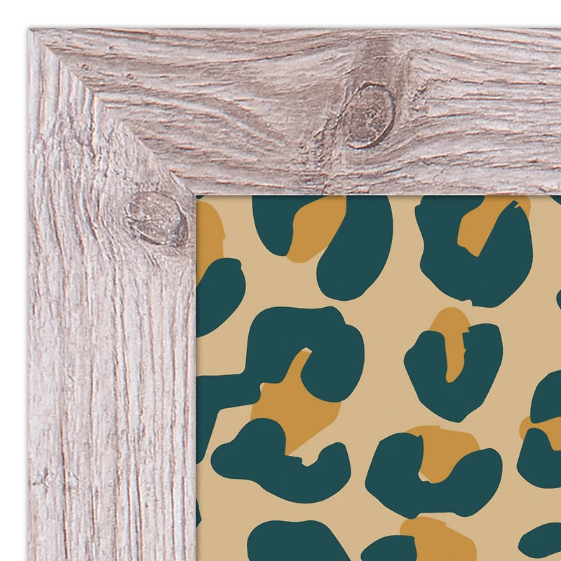 Goodness in Kindness Out Leopard Print in White Frame