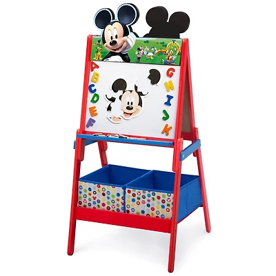 Disney® Mickey Mouse Wooden Double Sided Easel with Storage
