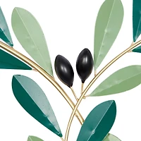 40" Green Metal Coastal Wall Décor