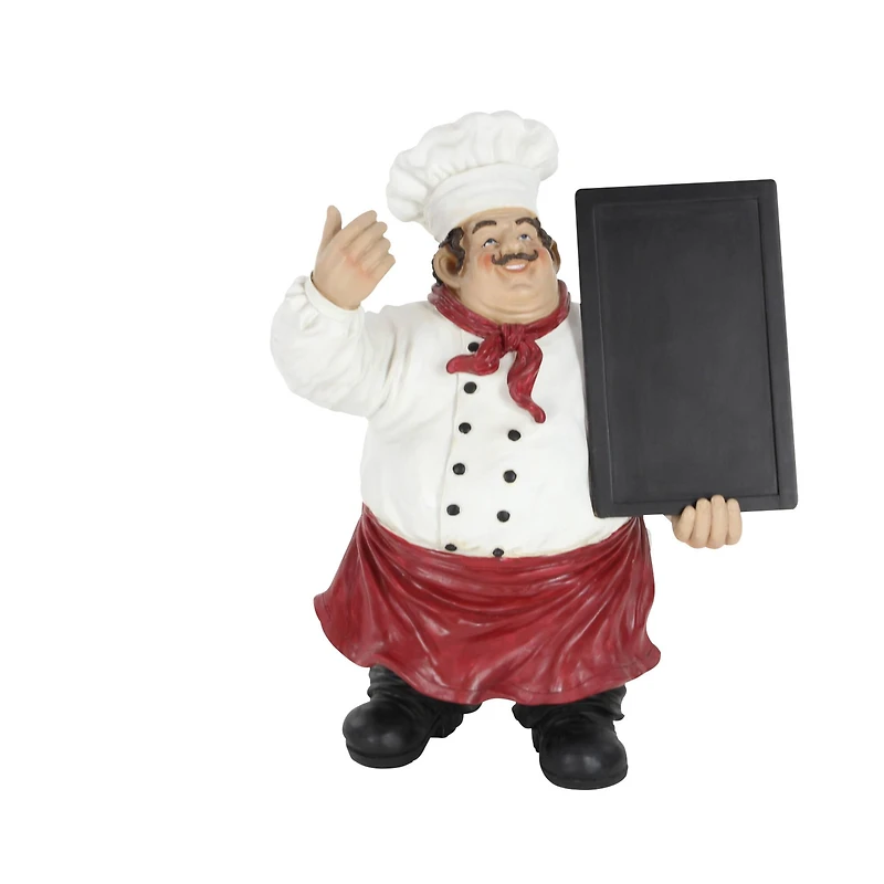 19" Chef with Chalkboard Sign