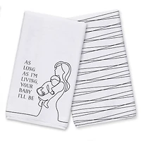 Your Baby I'll Be Tea Towel Set