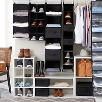 Household Essentials 10 Shelf Hanging Closet Organizer