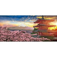 Simply Dotz® Intermediate Mount Fuji & Chureito Pagoda Diamond Painting Kit