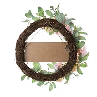 Glitzhome® 22" Mother's Day Floral Wreath