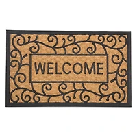 DII® Tuffridge Light Swirls Welcome Coir & Rubber Doormat