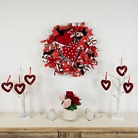 17" Ribbon & Twig Valentine's Day Wreath