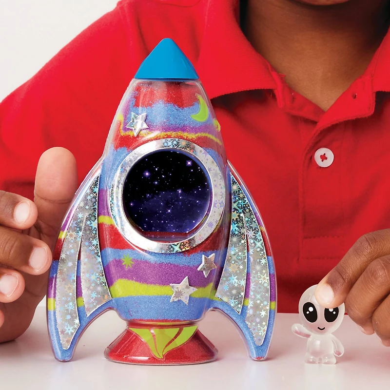 Creativity for Kids® Rocket Glow in the Dark Sand Art