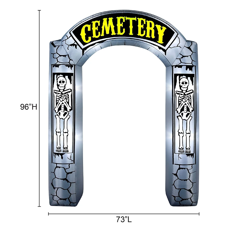 Occasions Airflowz 8ft. Inflatable Cemetery Archway