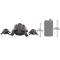 Design Toscano Turtle Tribe Garden Tortoise Family Statues Set