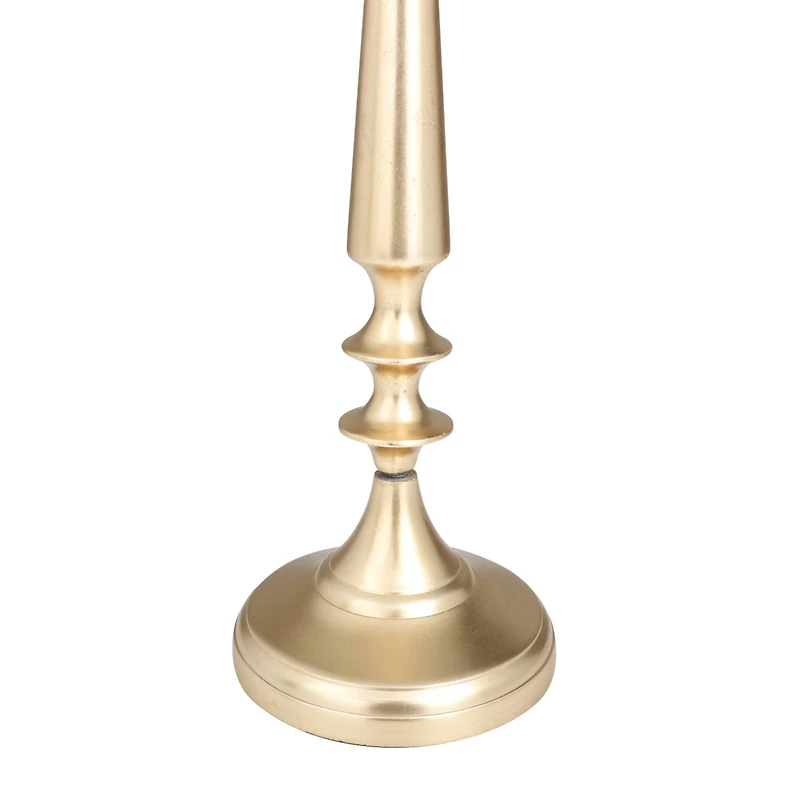 Gold Aluminum Traditional Candelabra, 24" x 13" x 13"