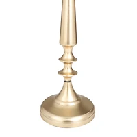 Gold Aluminum Traditional Candelabra, 24" x 13" x 13"