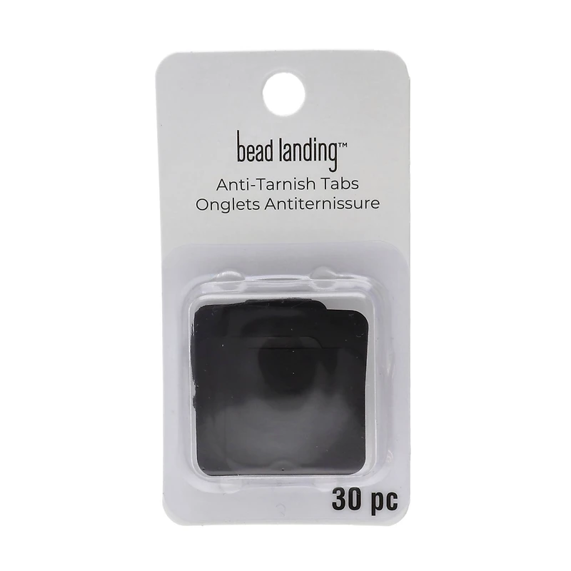 1" Anti-Tarnish Tabs, 30ct. by Bead Landing™