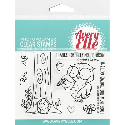 Avery Elle Look How Big Clear Stamps