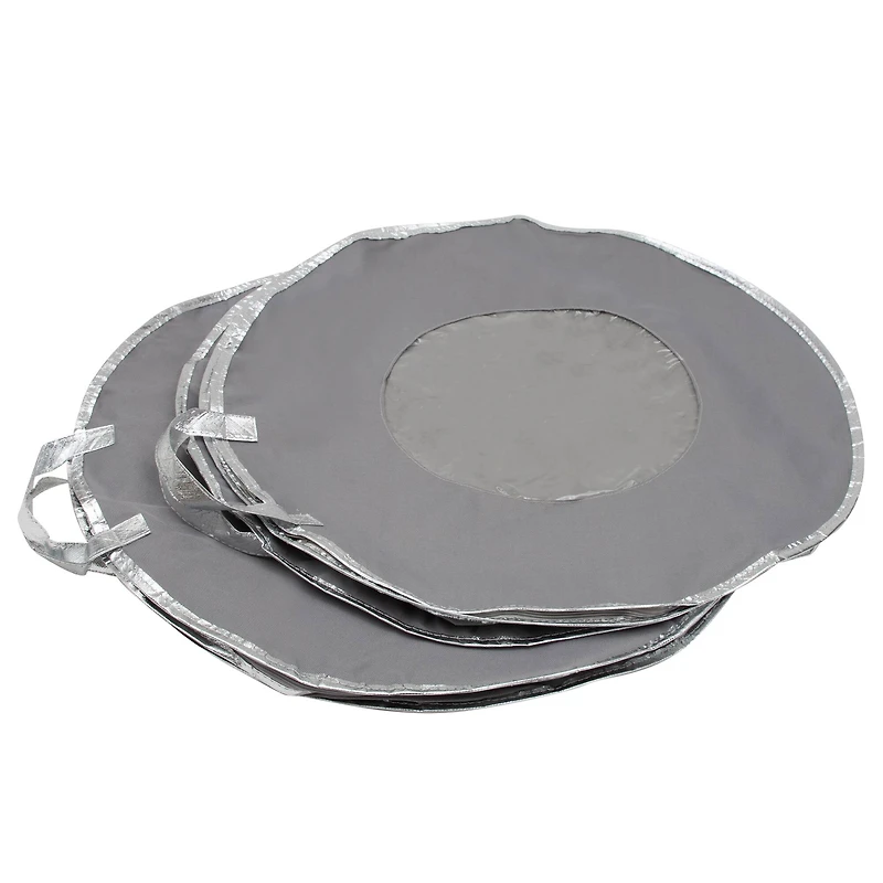 Simplify Gray 24" Holiday Wreath Bag, 2ct.