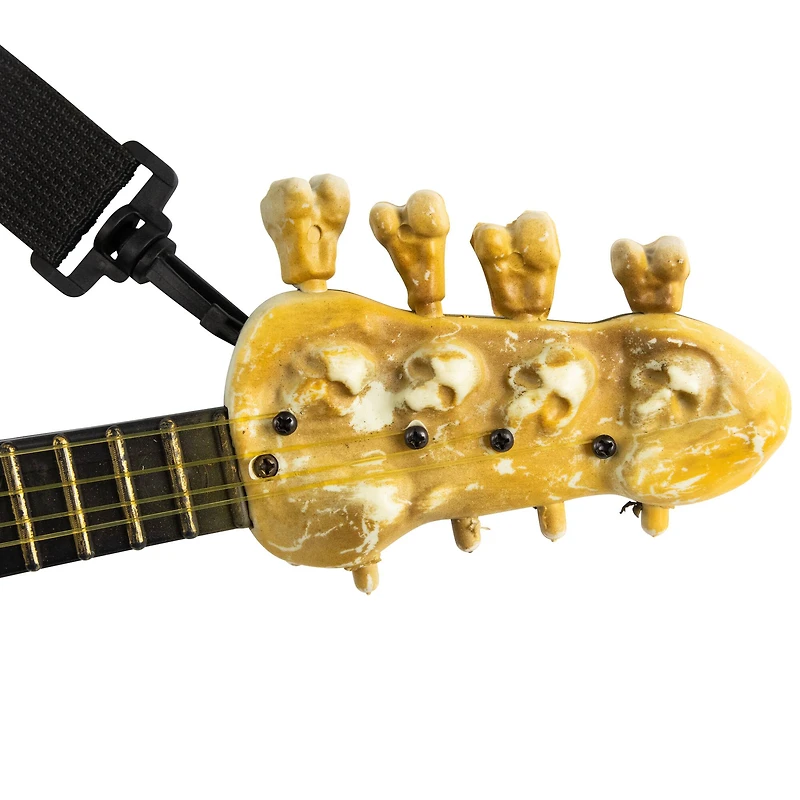 Lighted Rockin' Skeleton Guitar with Sound Halloween Decoration - 22.75"