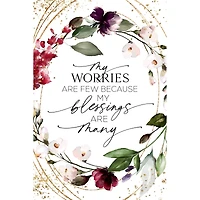My Worries Are Few Wood Plaque