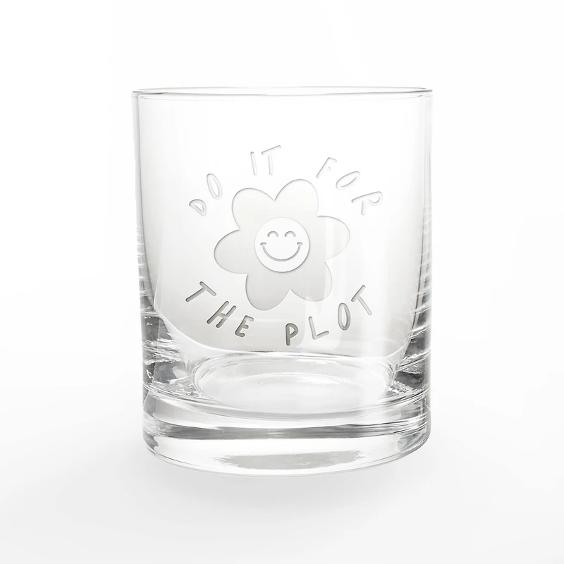 11oz. Do It for the Plot Whiskey Glass