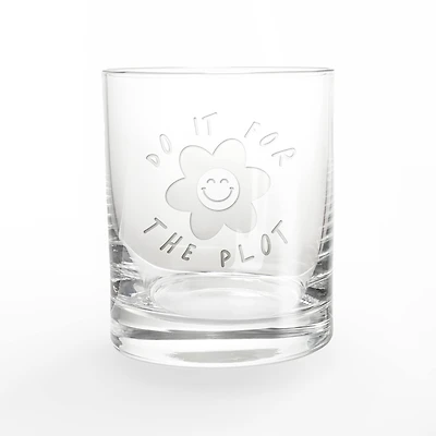 11oz. Do It for the Plot Whiskey Glass