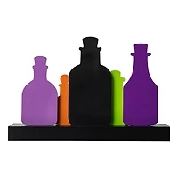 Glitzhome® 14" Halloween Poison Bottles Table Décor