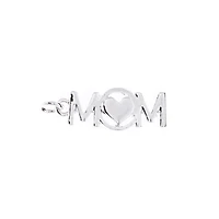 Charmalong™ Silver Plated Mom Charm by Bead Landing™