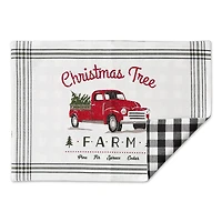 DII® Tree Farm Truck Printed Placemats, 6ct.