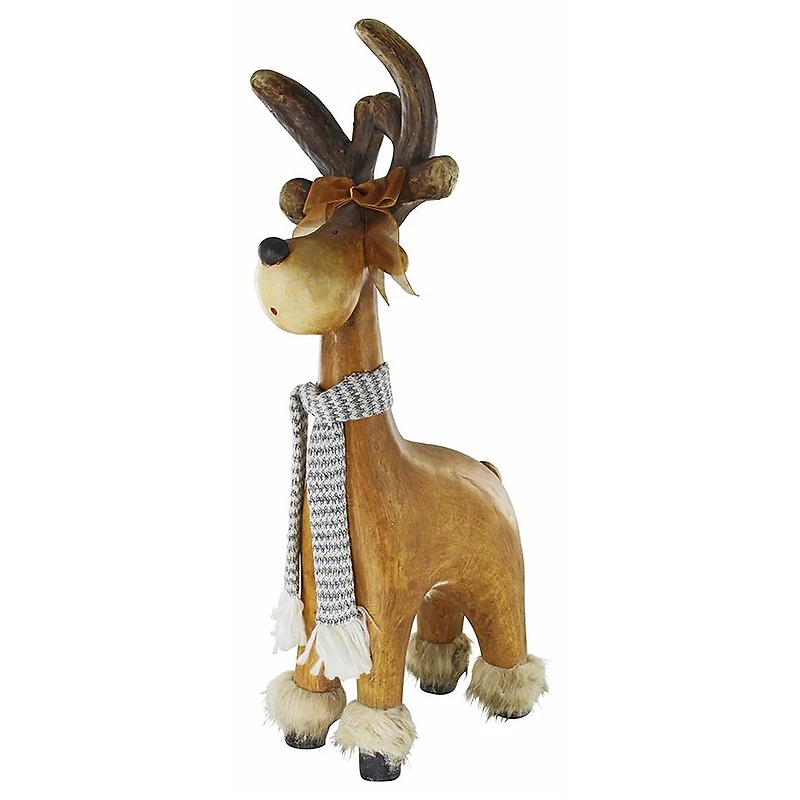 2ft. Santa's Second Team Holiday Reindeer Statue: Ambrose