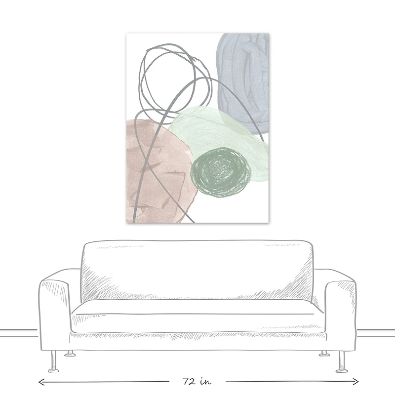 Chic Urban Abstract I 36" x 48" Canvas Wall Art