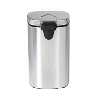 Honey Can Do 12-Liter Stainless Steel Step Trash Can