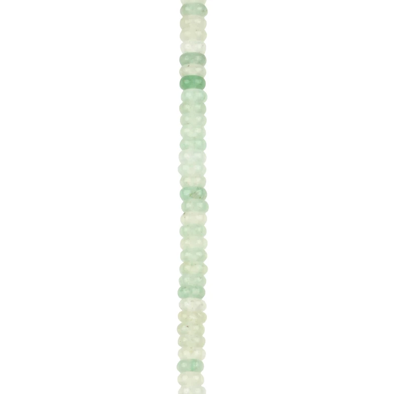 Light Green Dyed Aventurine Rondelle Beads, 4mm by Bead Landing™
